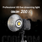 Coolcam 200X 220W max Bi-color fill light chuyên nghiệp di động và nhẹ
