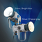 Đèn video LED chống mưa sáng 300X Pro Điều khiển DMX có dây và không dây