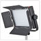 Vỏ nhựa Đèn LED chụp ảnh studio màu đen cho bảng điều khiển ánh sáng video / ánh sáng studio