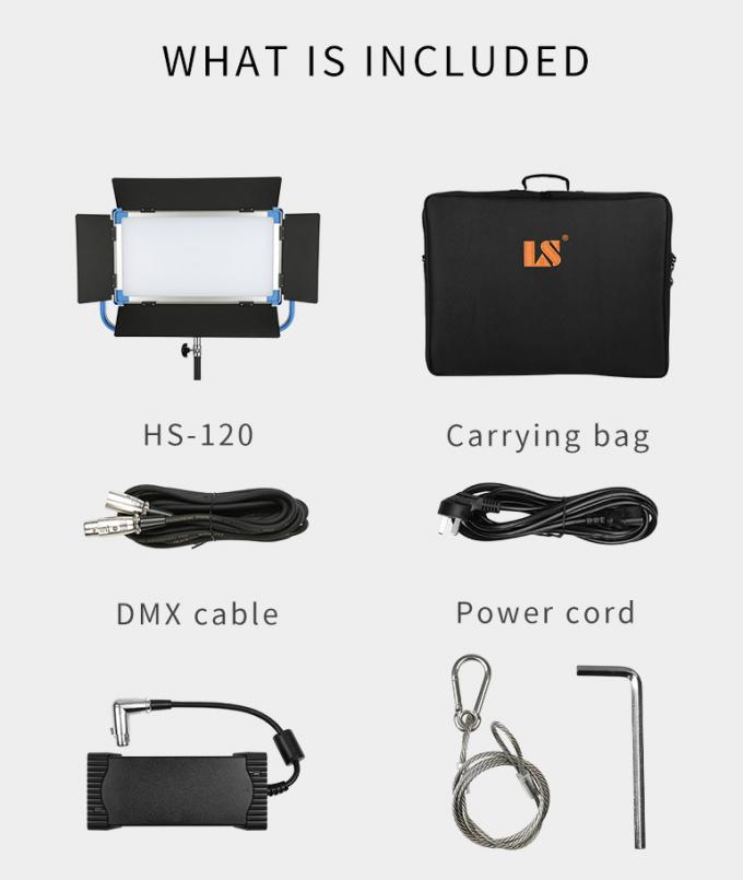 120w Rgbw Panel Light Mobile App và Dmx Control Cri Tlci Lên đến 95-98 4